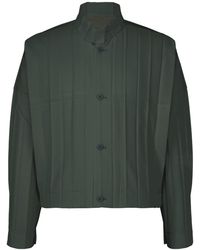 Issey Miyake - Homme Plissé Edge Ensemble Jacket - Lyst