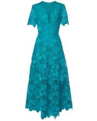 Elie Saab - Deep V-Neck Dress - Lyst