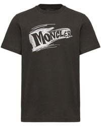Moncler - Sketch Logo T-Shirt - Lyst
