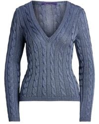 Ralph Lauren - Cable-Knit Jumper - Lyst