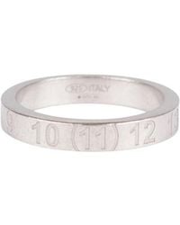 Maison Margiela - Engraved Number Band Ring - Lyst