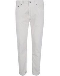 Dondup - Turn-Up Hem Corduroy Trousers - Lyst