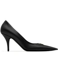 Balenciaga - Leather Avenue Bb Editor 90 Pumps - Lyst