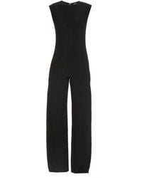 Norma Kamali - Sleeveless Wide-Leg Jumpsuit - Lyst