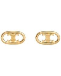 Celine - Maillon Triomphe Studs - Lyst