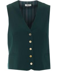Liu Jo - V-Neck Vest - Lyst