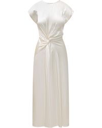 Victoria Beckham - Aria Midi Dress - Lyst