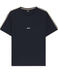 BOSS - Printed T-Shirt - Lyst