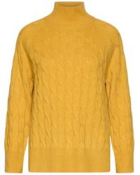 Marella - Wool And Cashmere Blend Mock Polo Neck Jumper - Lyst