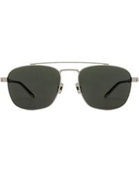 Saint Laurent - Eyewear Sl 665 Rectangular Sunglasses - Lyst
