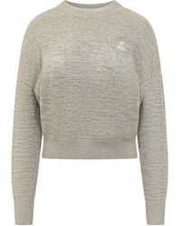 Isabel Marant - Logo Crew Neck Sweater - Lyst