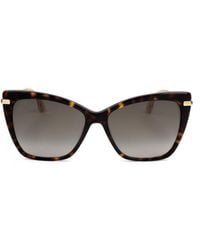 Jimmy Choo - Eyewear Cat-Eye Frame Sunglasses - Lyst