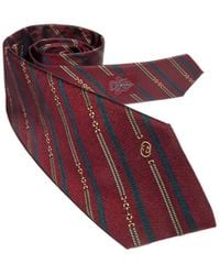 Gucci - Interlocking Gg Horsebit Belt Tie - Lyst