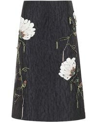 Jonathan Simkhai - Patterned Midi Skirt - Lyst
