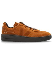 Veja - V-90 Lace Up Sneakers - Lyst