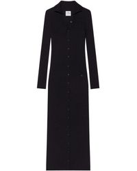Courreges - Button-Down Midi Dress - Lyst