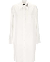 Simone Rocha - Crystal-Embellished Long Shirt - Lyst
