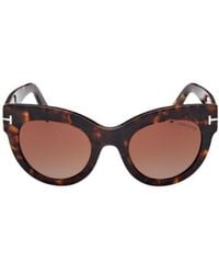 Tom Ford - Eyewear Cat-Eye Frame Sunglasses - Lyst