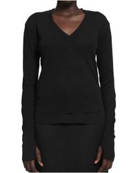 Thom Krom - Deep V-Neck T-Shirt - Lyst