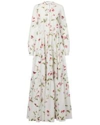 Giambattista Valli - Floral Cotton Maxi Dress - Lyst