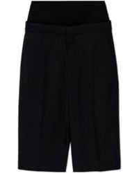 Alaïa - Alaïa Gabardine Bermuda Shorts - Lyst