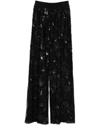 ERMANNO FIRENZE - Sequin-Embellished Trousers - Lyst