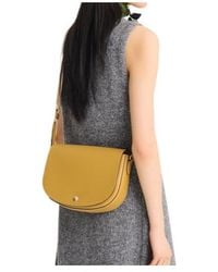 Longchamp - Medium Épure Flap-Closure Calfskin Cross-Body Bag - Lyst