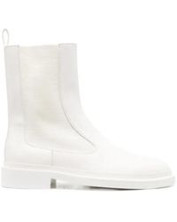Jil Sander - Round Toe Ankle Boots - Lyst