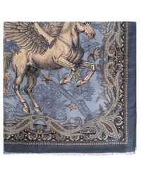 Etro - Pegasus Paisley Print Scarf - Lyst