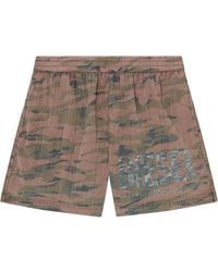 DIESEL - Rio-41-Utlt Logo Printed Swim Shorts - Lyst