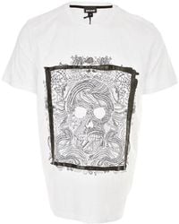 Just Cavalli - Pattern Printed Short-Sleeved T-Shirt - Lyst
