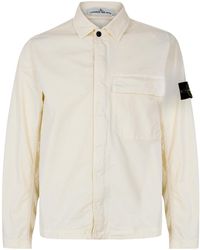 Stone Island - Gd Overshirt Sn62 - Lyst