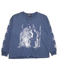 Enfants Riches Deprimes - Enfants Riches Déprimés Long-Sleeved Distressed T-Shirt - Lyst