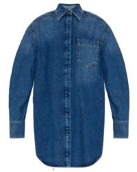 Sportmax - Eridani Button-Up Denim Jacket - Lyst