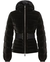 Moncler - Gestuelle Belted Short Down Jacket - Lyst