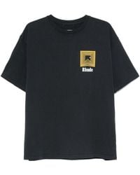 Rhude - Chevron Logo Repeat T-Shirt - Lyst