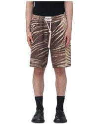 Just Cavalli - Printed Drawstring Shorts - Lyst