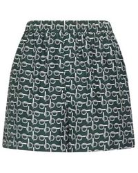 Burberry - Dark Shorts & Bermuda Shorts Silk - Lyst