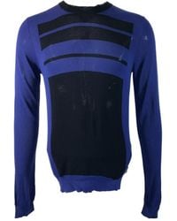 Armani Collezioni - Logo Pattern Sweater - Lyst