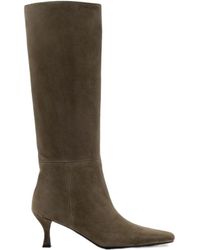Proenza Schouler - Trap Suede Knee-High Boots - Lyst