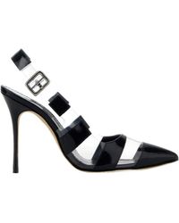 Manolo Blahnik - Pointed High-Heeled Sandals - Lyst