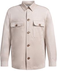 BOSS - Off- Workwear Shirt-Style Casual Jacket - Lyst