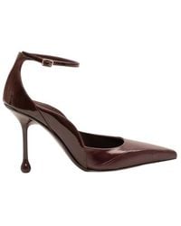 Jimmy Choo - Quinci 95 Ankle Strap Pumps - Lyst