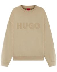 BOSS - Logo-Embossed Sweatshirt - Lyst
