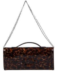 Roger Vivier - Belle Vivier Turtle Buckle Clutch Bag - Lyst