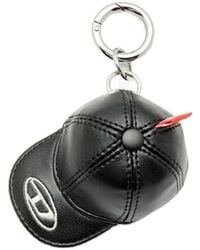 DIESEL - Baseball Cap-Shape Keyring - Lyst