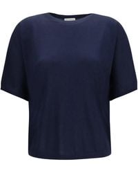 Brunello Cucinelli - Short-Sleeve Round-Neck Cashmere T-Shirt - Lyst