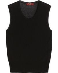 Max Mara - Studio Pedone Sleeveless Knitted Top - Lyst