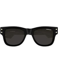 Montblanc - Eyewear Square Frame Sunglasses - Lyst