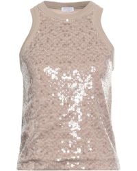 Brunello Cucinelli - Crew Neck Sequin Vest - Lyst
